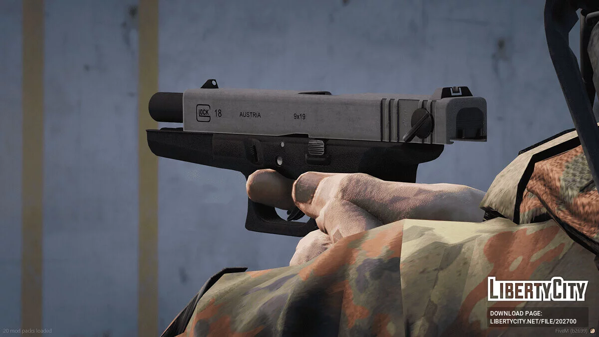 [RoN] Glock 18 (FiveM + SP) / GTA 5