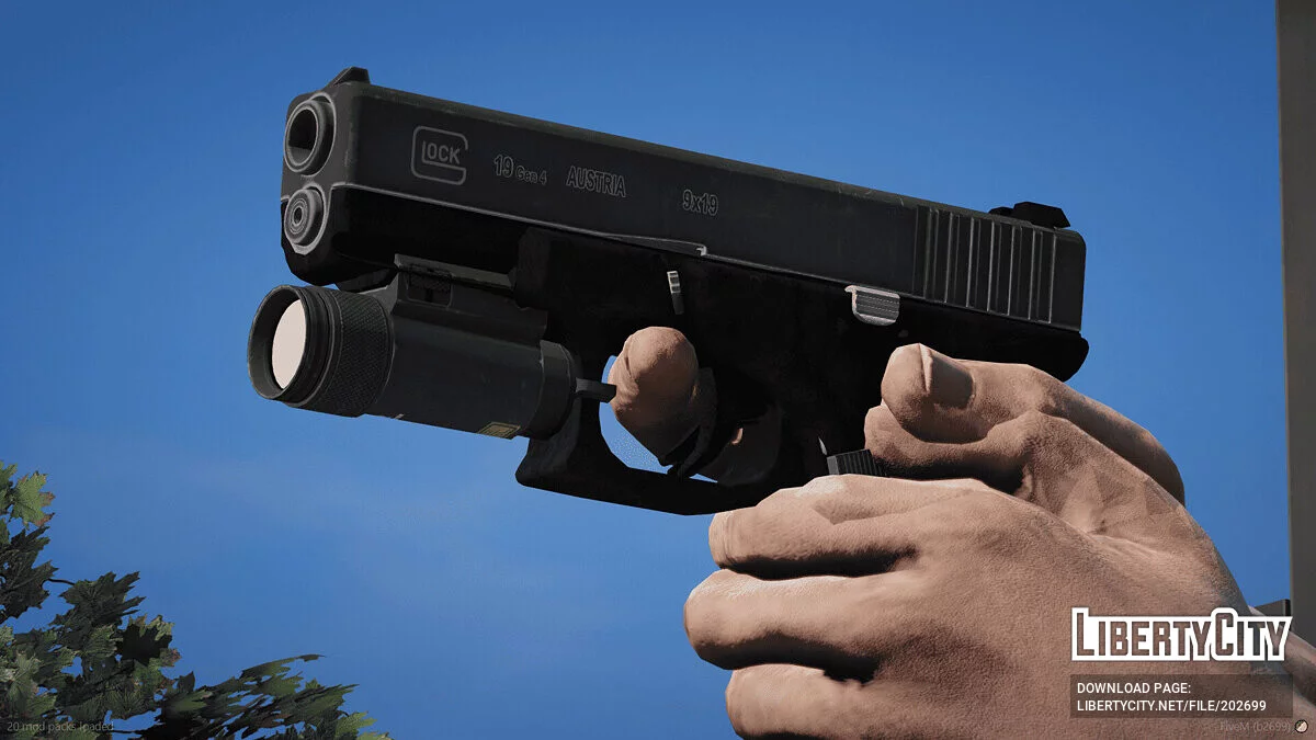 [RoN] Glock 19 (2 варианта) / GTA 5