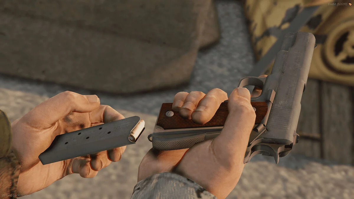 [RoN] Old Colt M1911 (FiveM + SP) / GTA 5