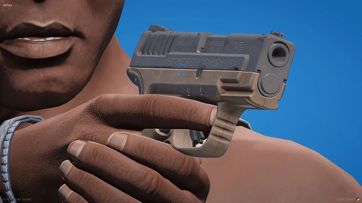 Springfield Armory XD Sub-Compact [Add-On | Animated] (FiveM + SP) / GTA 5