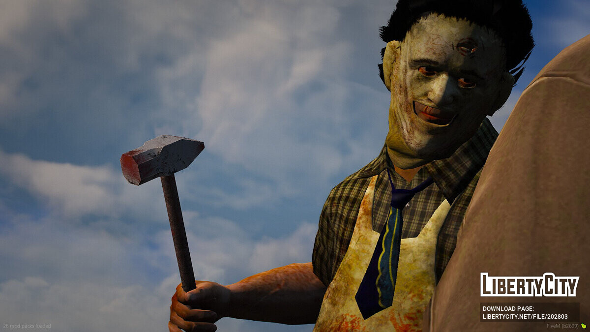 Скачать Texas Chainsaw Massacre Hammer (FiveM + SP) для GTA 5