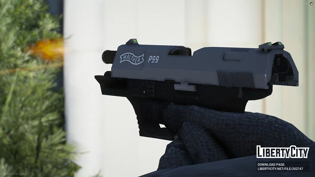Walther P99 [Animated] (FiveM + SP) / GTA 5
