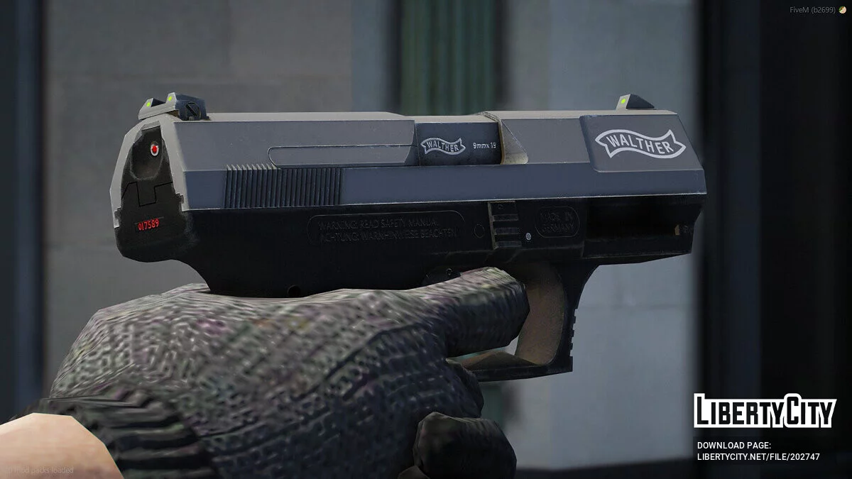 Walther P99 [Animated] (FiveM + SP) / GTA 5