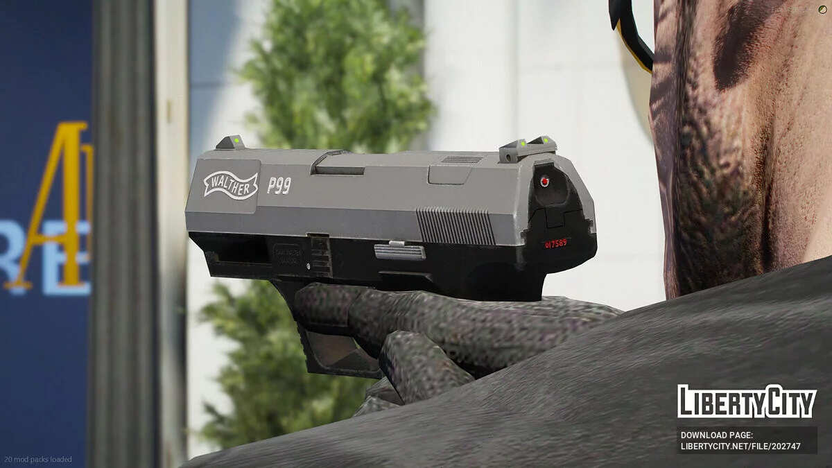 Walther P99 [Animated] (FiveM + SP) / GTA 5