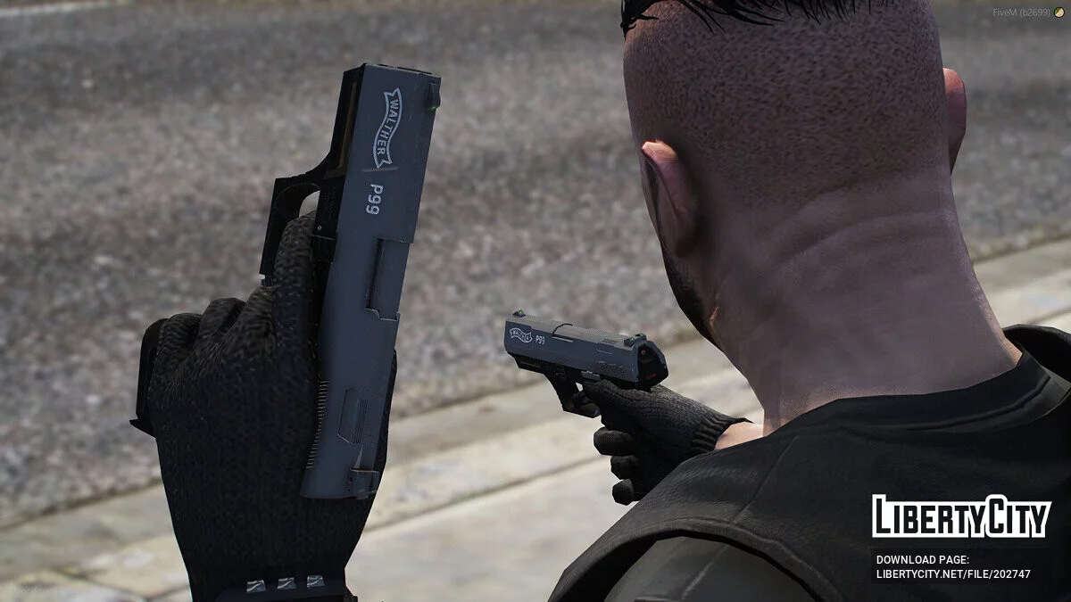 Walther P99 [Animated] (FiveM + SP) / GTA 5