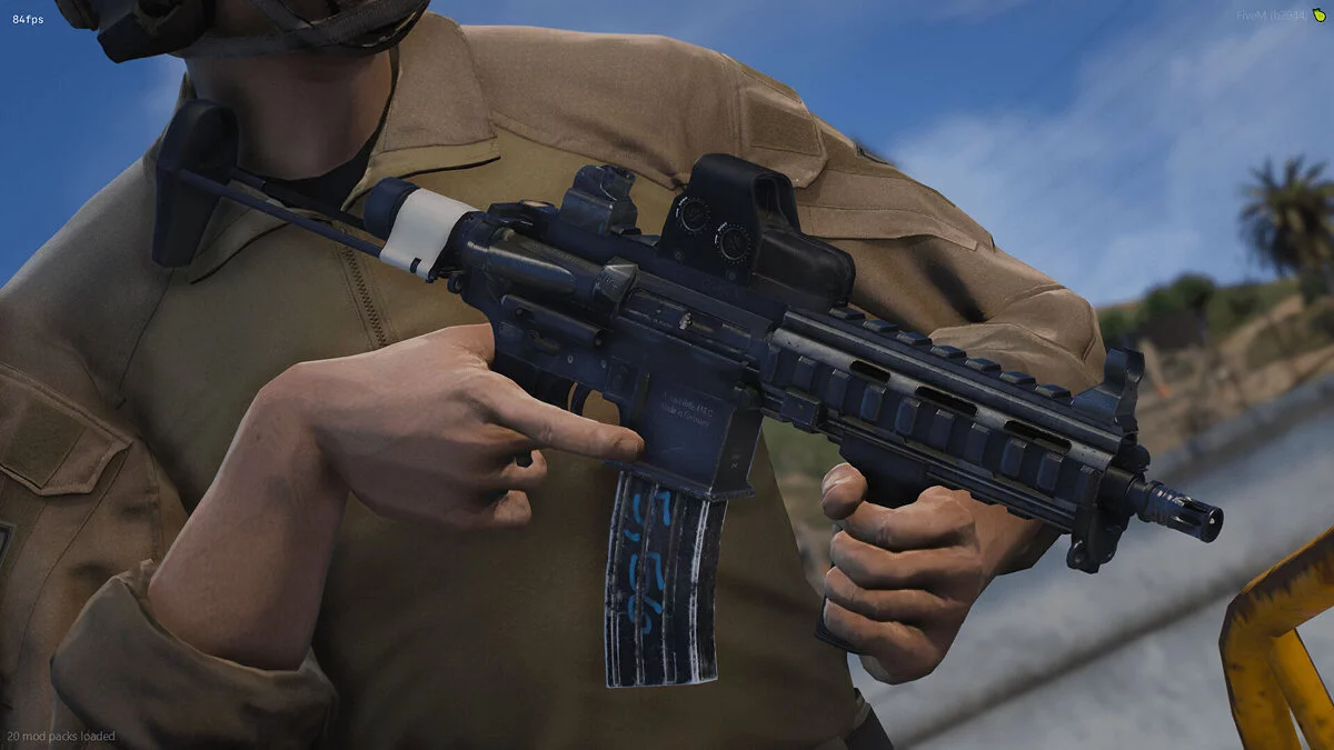 [R6] HK 416c (2 версии) — FiveM + SP / GTA 5