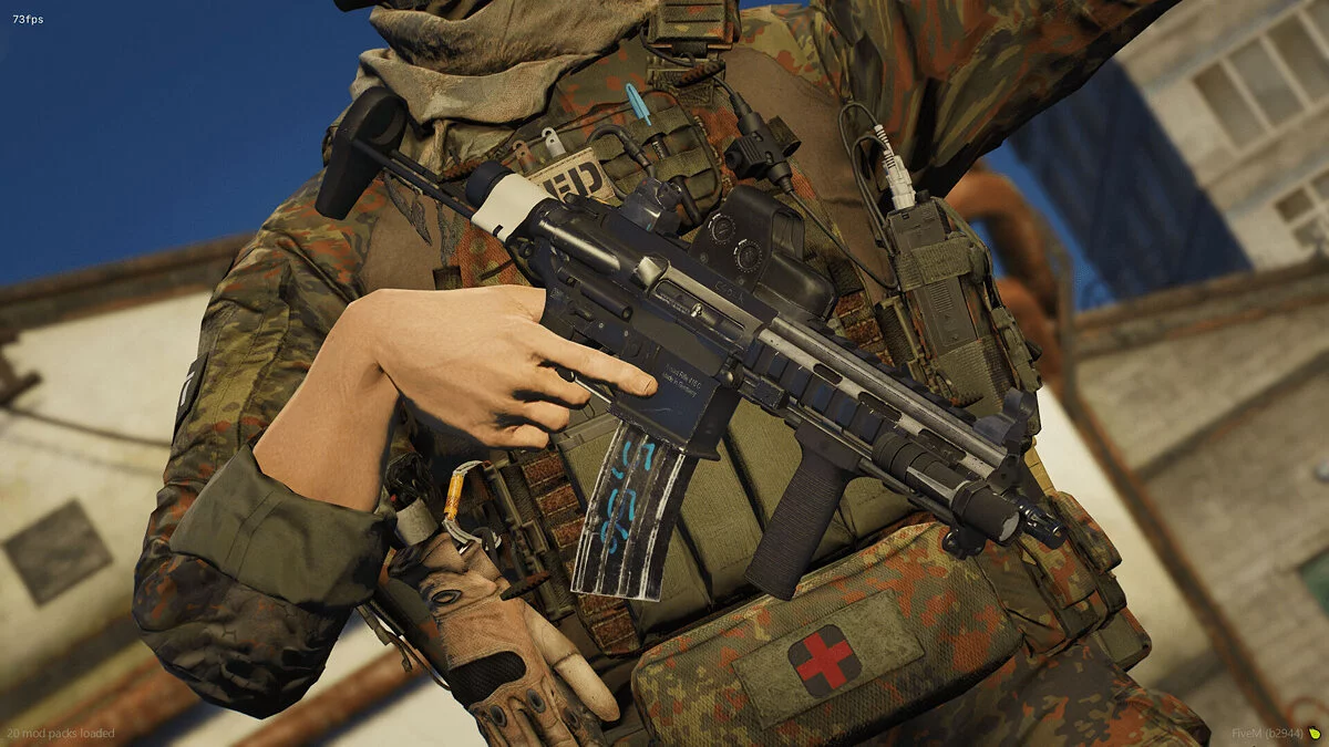 [R6] HK 416c (2 версии) — FiveM + SP / GTA 5