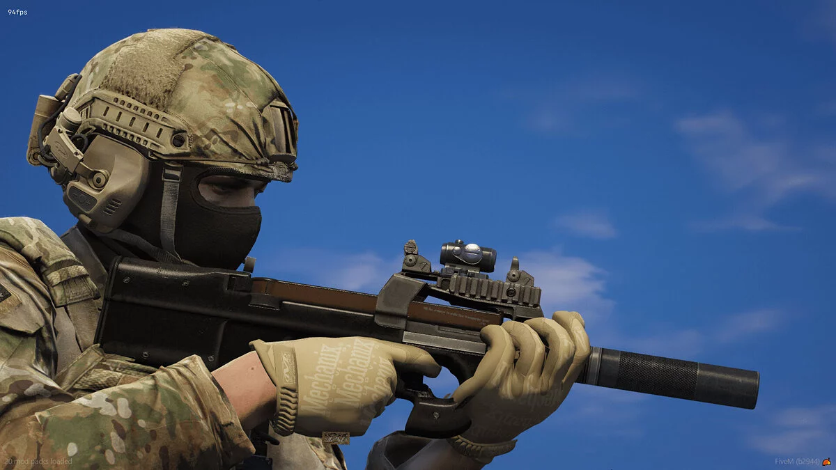 [Ron] FN P90 TR (2 версии) — FiveM + SP / GTA 5