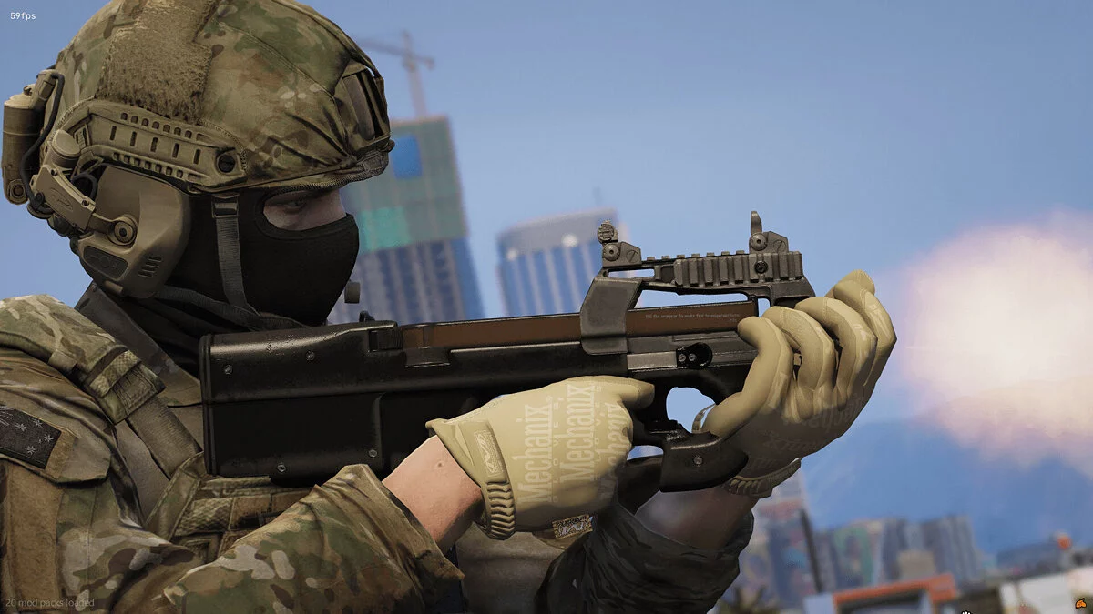 [Ron] FN P90 TR (2 версии) — FiveM + SP / GTA 5