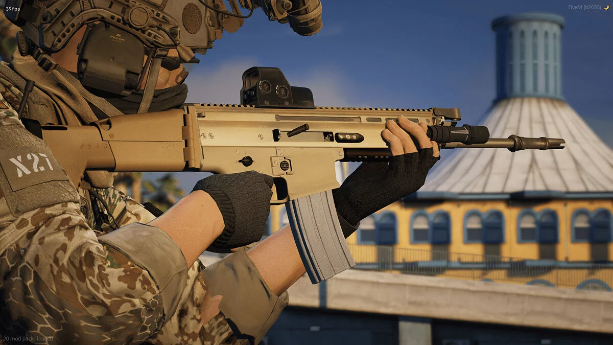 [RoN] FN SCAR-H (4 версии) — FiveM + SP / GTA 5