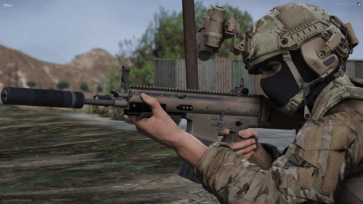 [RoN] FN SCAR-H (4 версии) — FiveM + SP / GTA 5