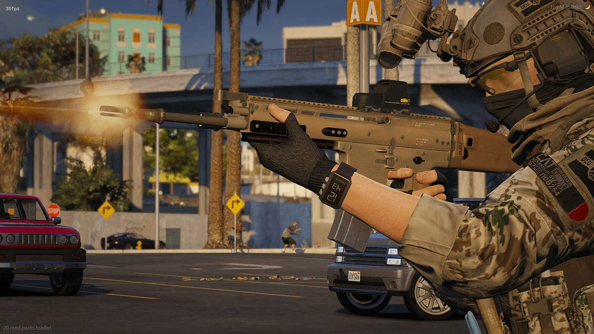 [RoN] FN SCAR-H (4 версии) — FiveM + SP / GTA 5