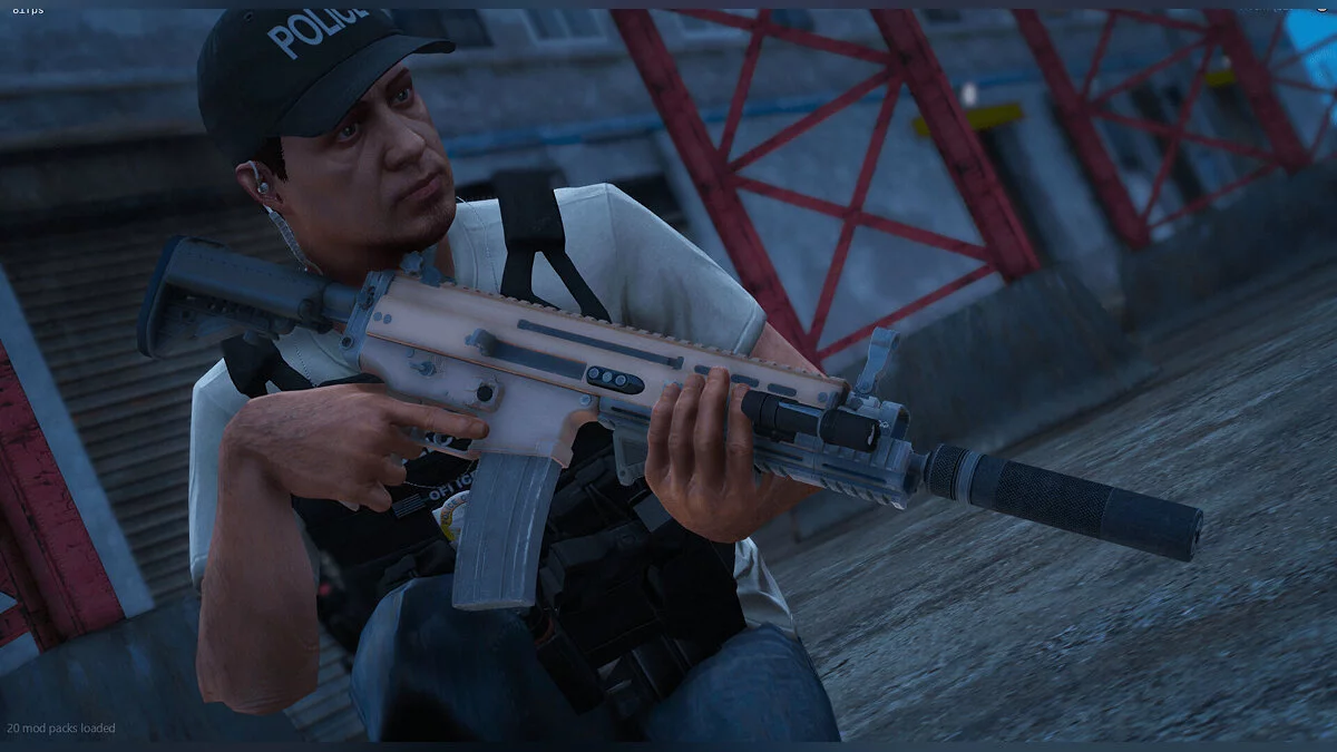 [RoN] FN SCAR-L CQC (2 версии) — FiveM + SP / GTA 5