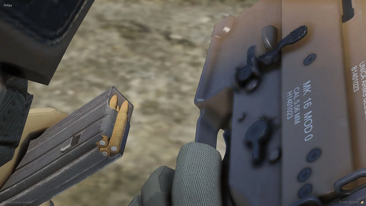 [RoN] FN SCAR-L CQC (2 версии) — FiveM + SP / GTA 5