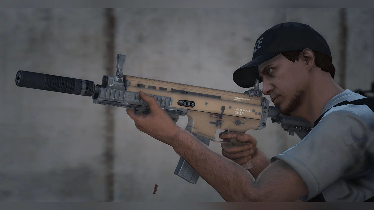 [RoN] FN SCAR-L CQC (2 версии) — FiveM + SP / GTA 5