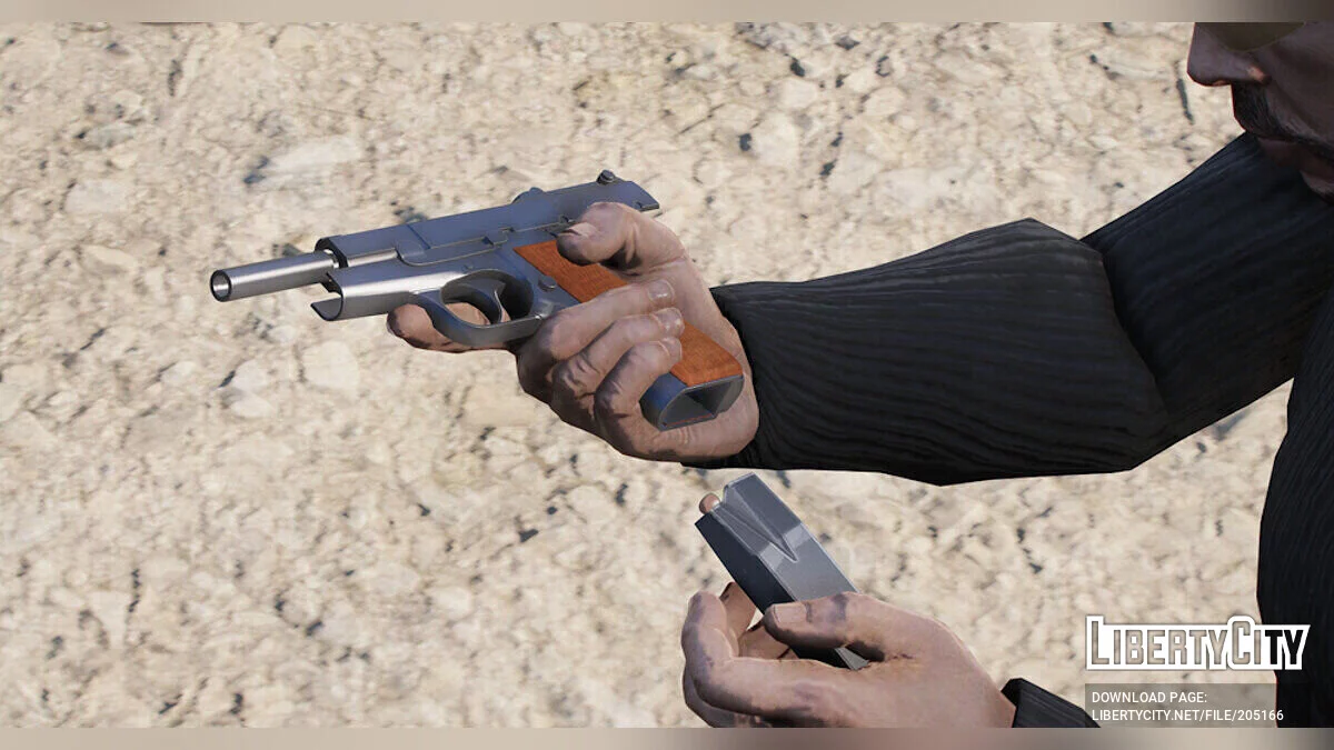 Browning Hi-Power [Animated] / GTA 5