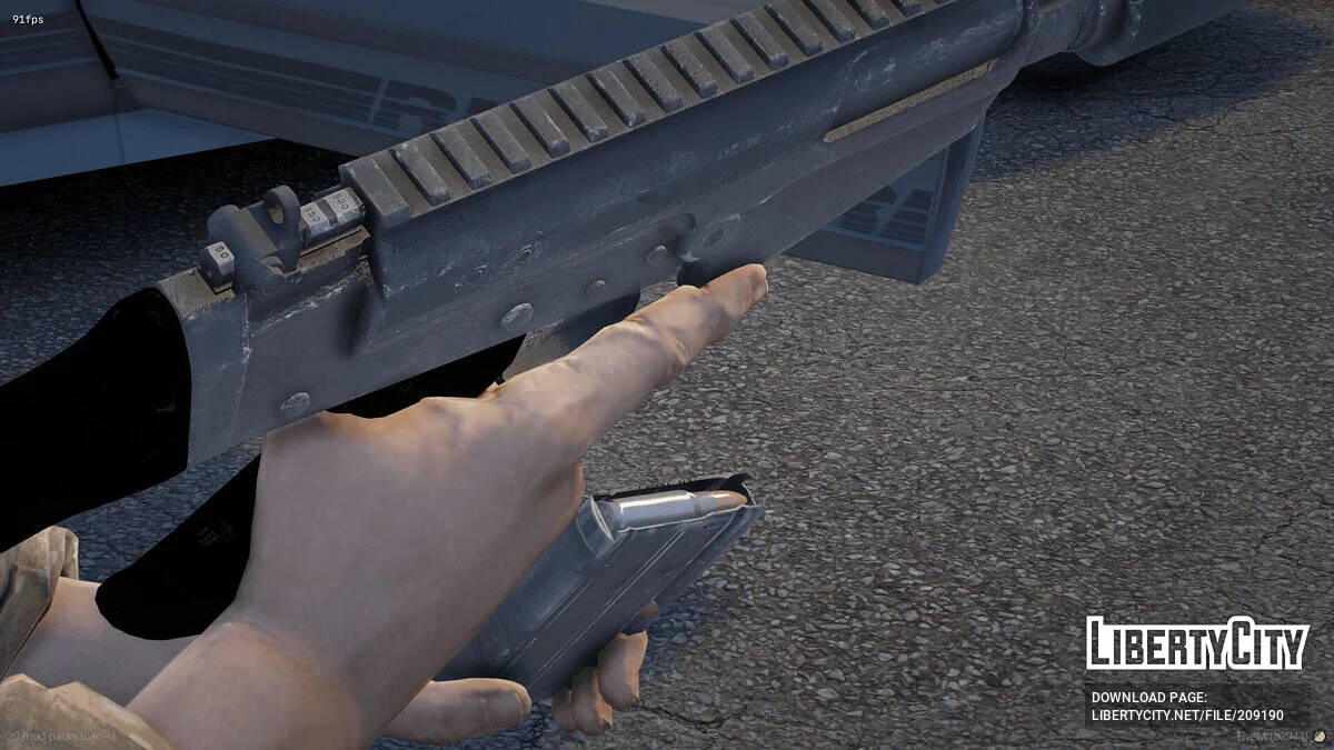 [RoN] FN FAL (Две версии) / GTA 5