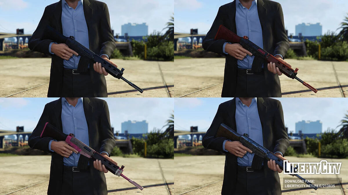 Battle Rifle Wood Finish [Replace] 1.2 / GTA 5