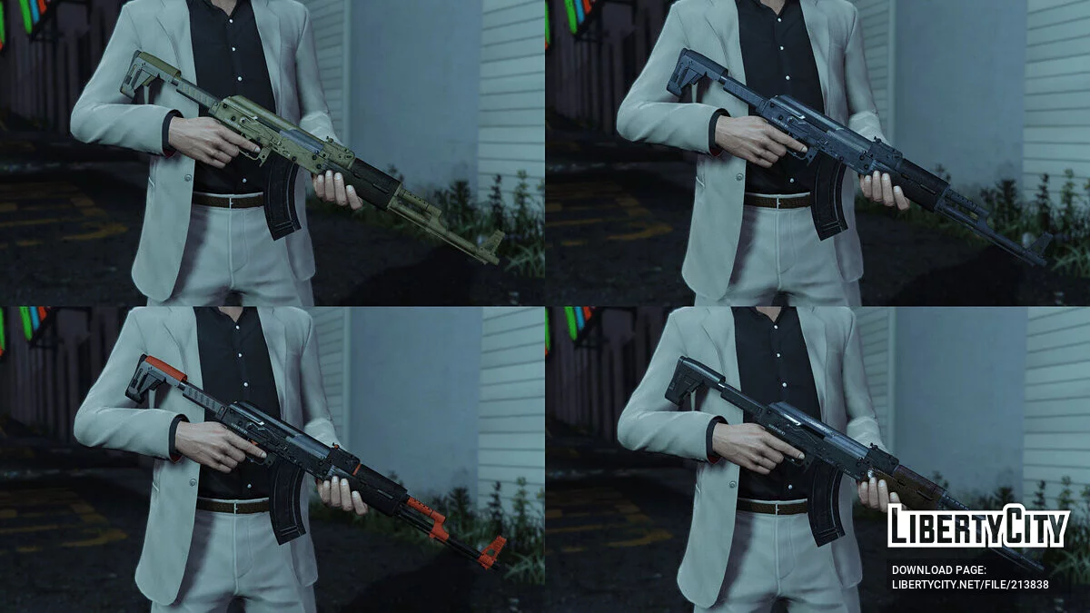 Custom Shrewsbury Assault Rifle [Replace] 1.3 / GTA 5