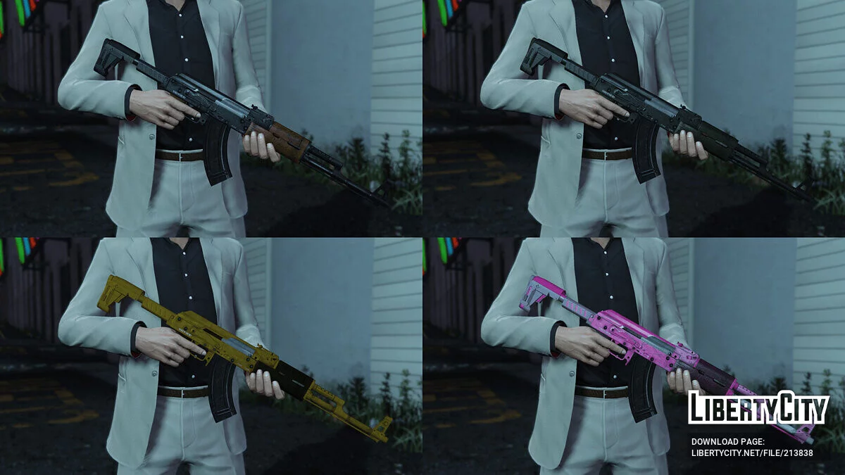 Custom Shrewsbury Assault Rifle [Replace] 1.3 / GTA 5