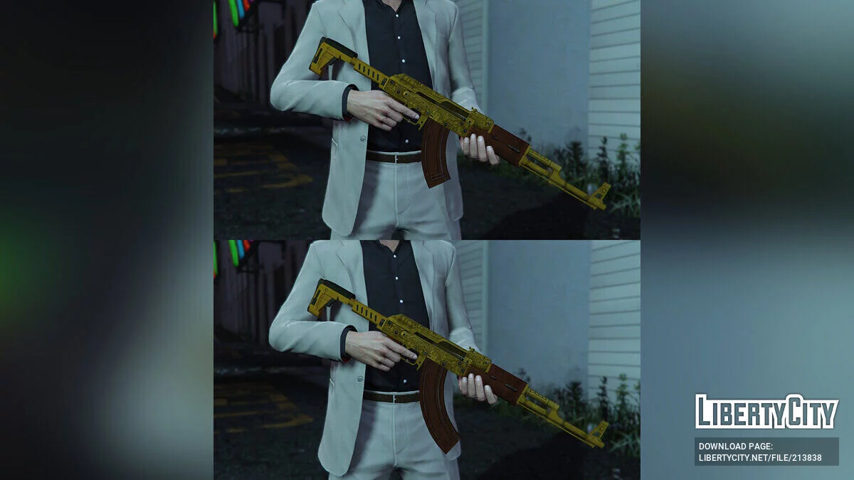 Custom Shrewsbury Assault Rifle [Replace] 1.3 / GTA 5