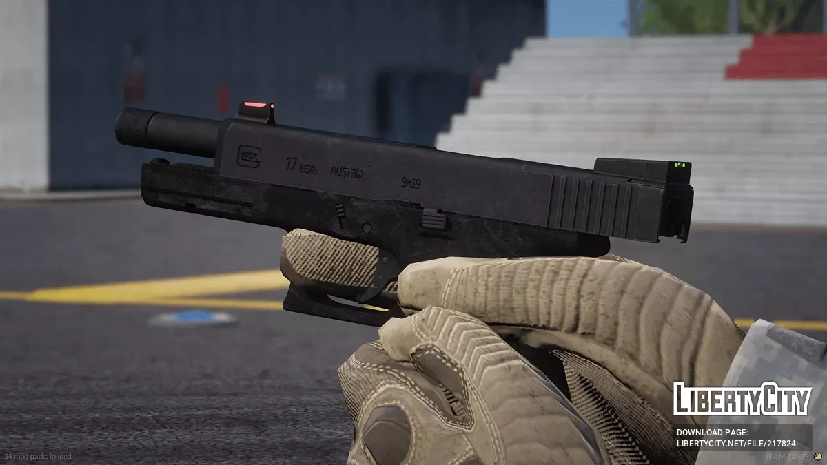 Glock 17 Gen 5 MOS3 / GTA 5