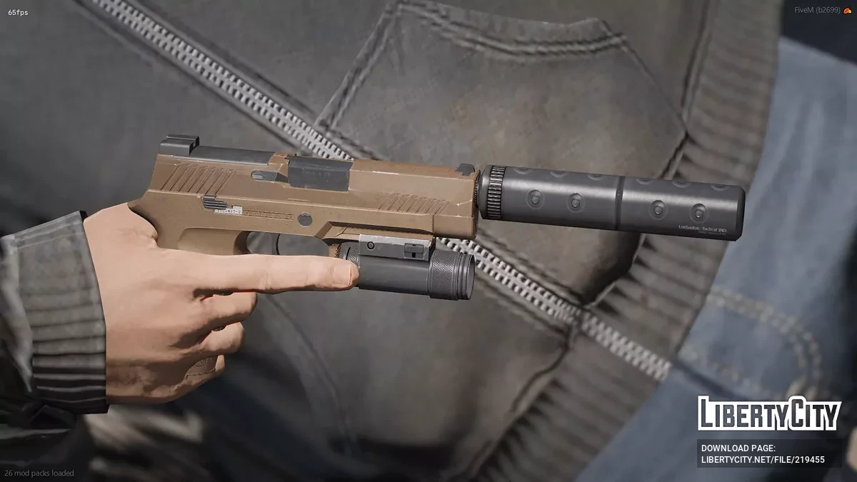 SIG-Sauer P320-M17 [Animated] / GTA 5