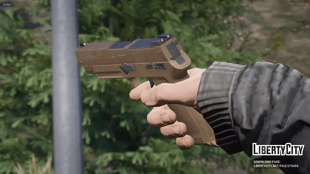 SIG-Sauer P320-M17 [Animated] / GTA 5