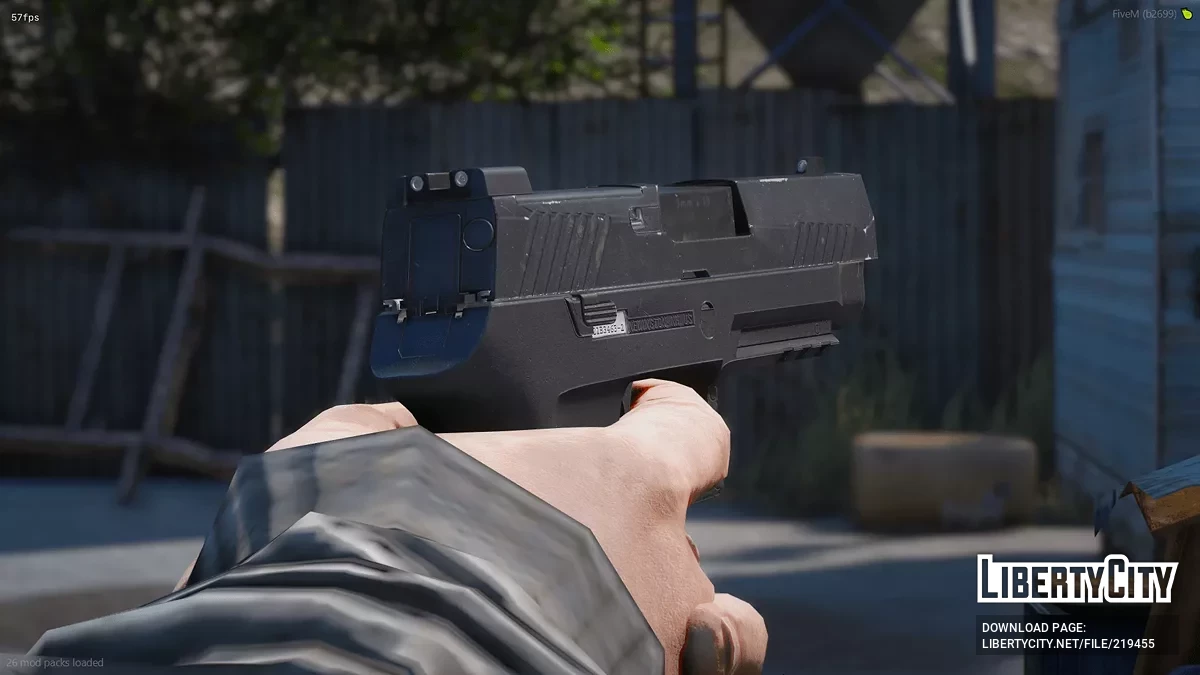 SIG-Sauer P320-M17 [Animated] / GTA 5