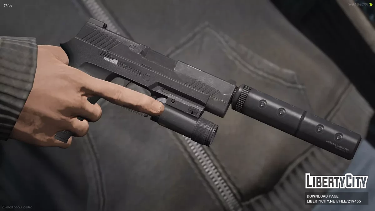 SIG-Sauer P320-M17 [Animated] / GTA 5