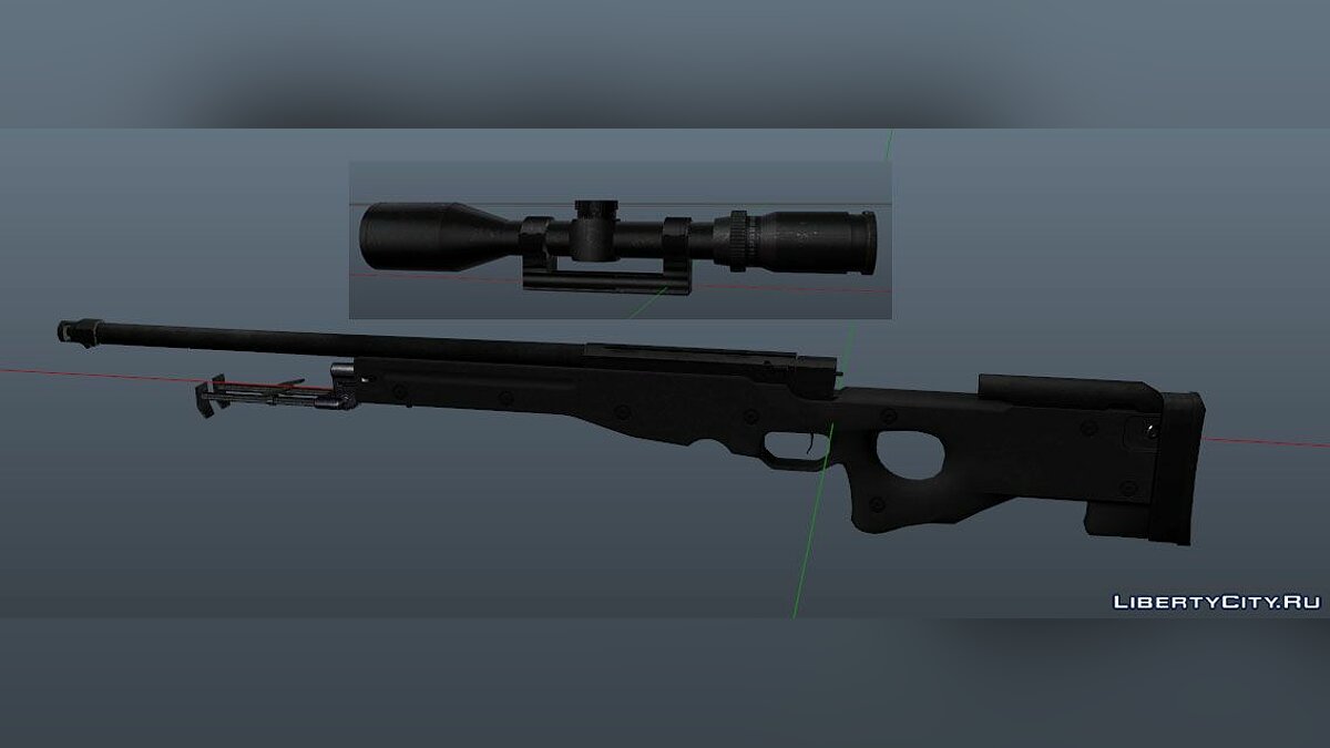 Снайперская винтовка AW L115A1 для GTA 5 - Картинка #2