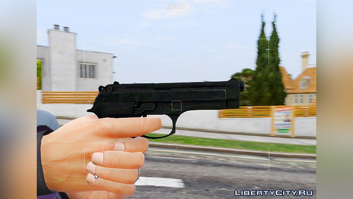 Beretta 92 [Animated] для GTA 5 - Картинка #1