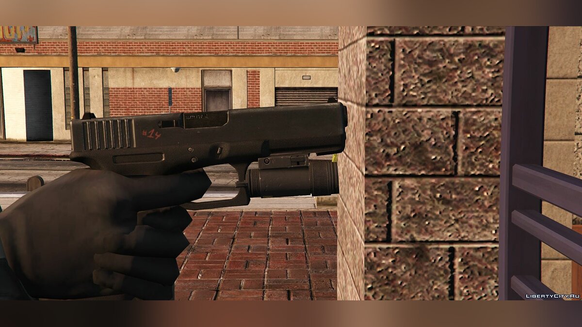 PAYDAY 2 Glock 17 2.0 для GTA 5 - Картинка #4