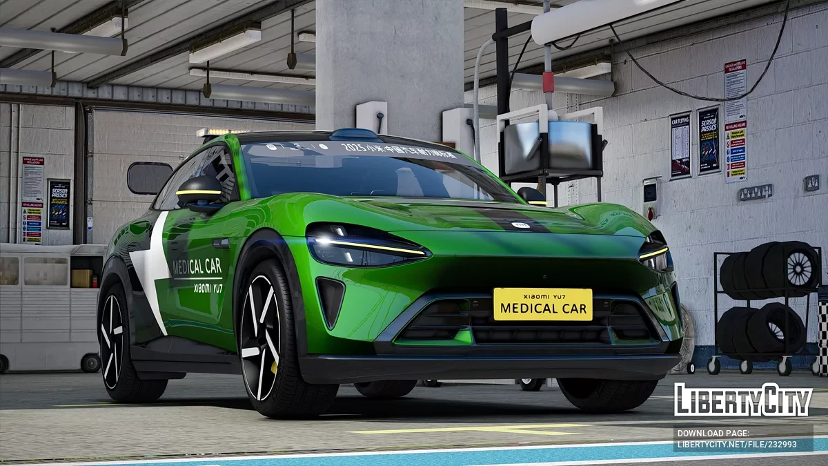 2025 Xiaomi YU7 MAX Медицинский транспорт / GTA 5