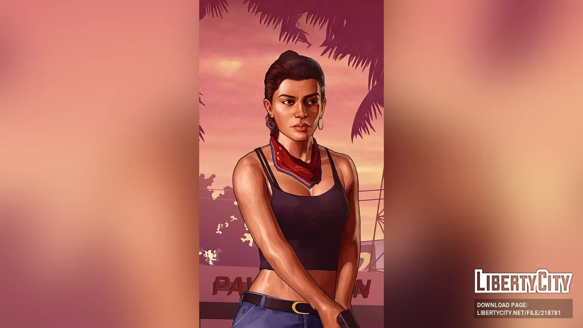 Обои с Люсией из GTA 6 / GTA 6