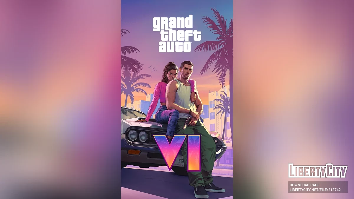 Официальный арт Grand Theft Auto VI / GTA 6