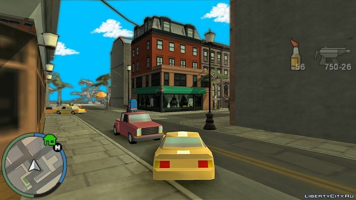 Скачать Вид от 3-го лица в PSP-версии GTA:CTW для GTA Chinatown Wars