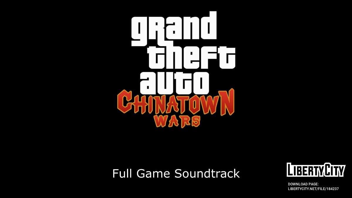 GTA Chinatown Wars - Full Soundtrack for GTA Chinatown Wars - Картинка #1