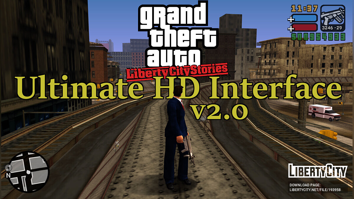 Скачать Ultimate HD Interface (PPSSPP) для GTA Liberty City Stories