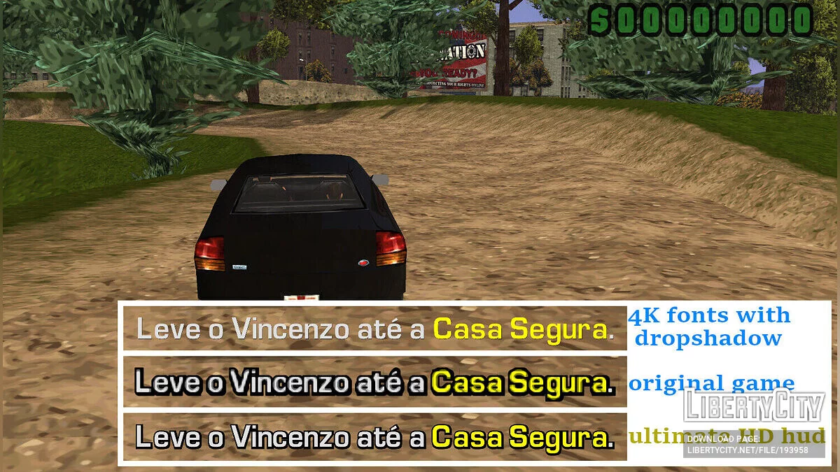 Ultimate HD Interface (PPSSPP) / GTA Liberty City Stories