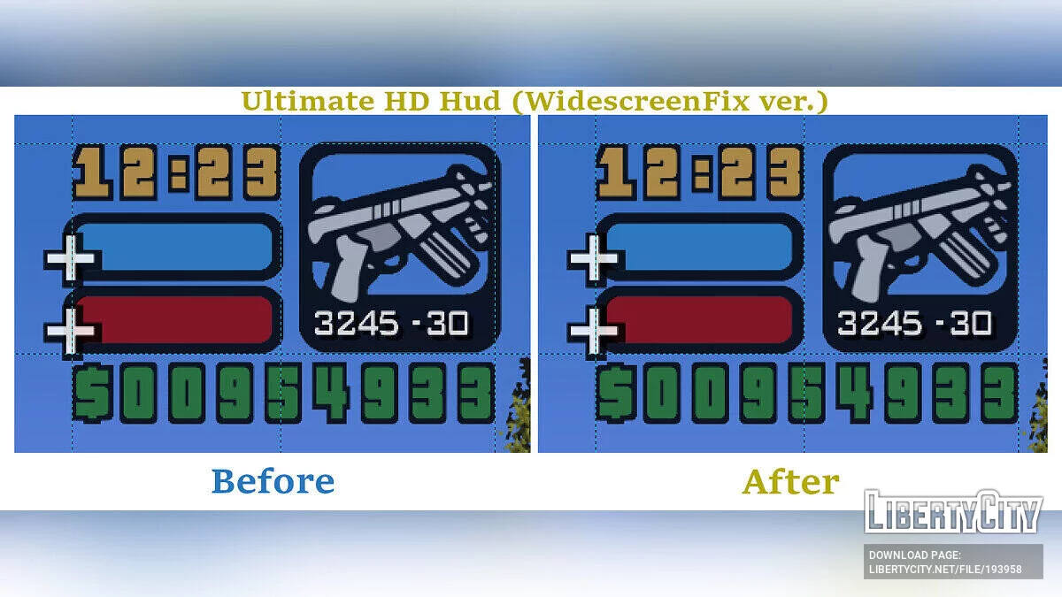Ultimate HD Interface (PPSSPP) / GTA Liberty City Stories
