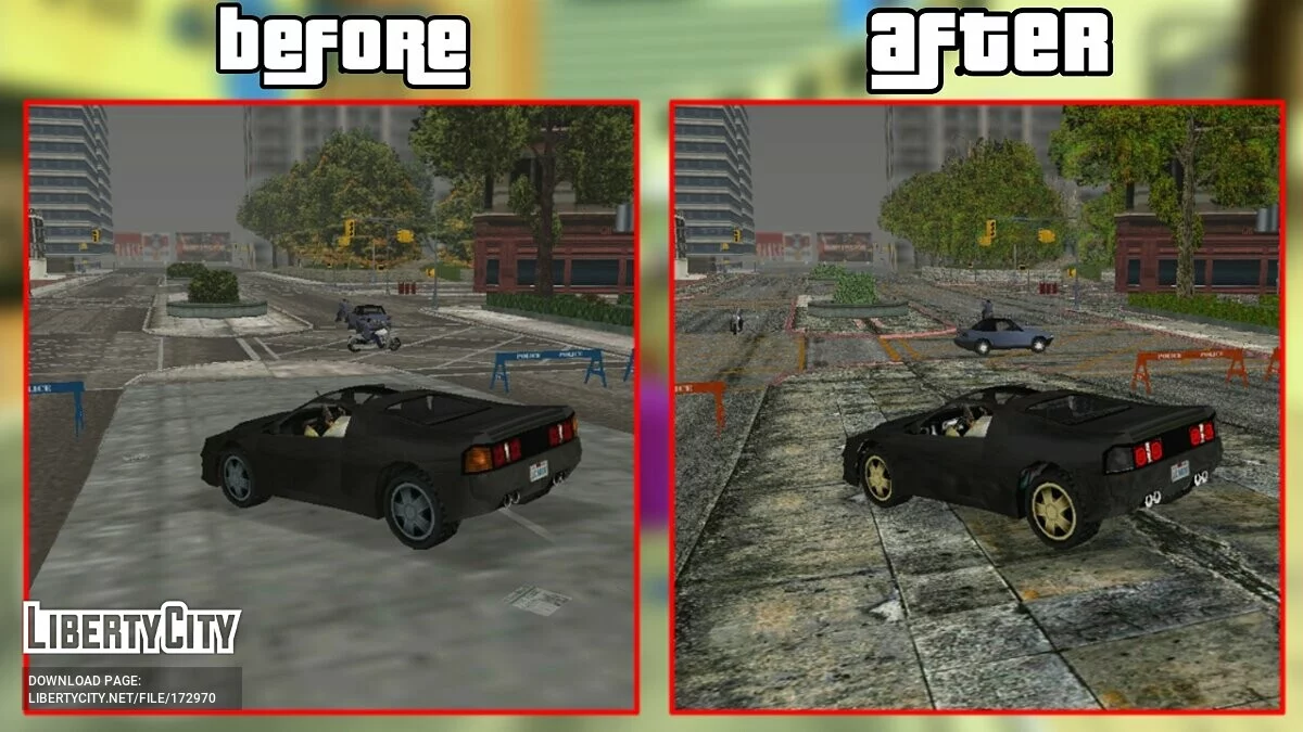 Обновлённые текстуры / GTA Liberty City Stories