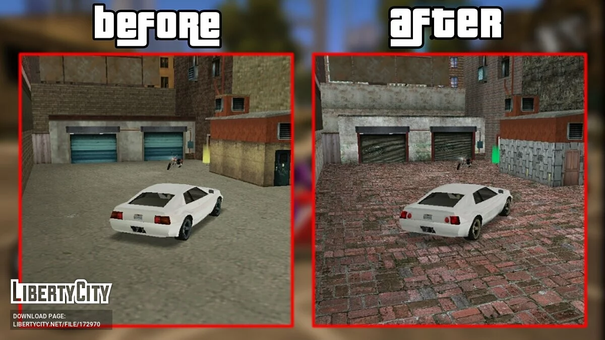 Обновлённые текстуры / GTA Liberty City Stories