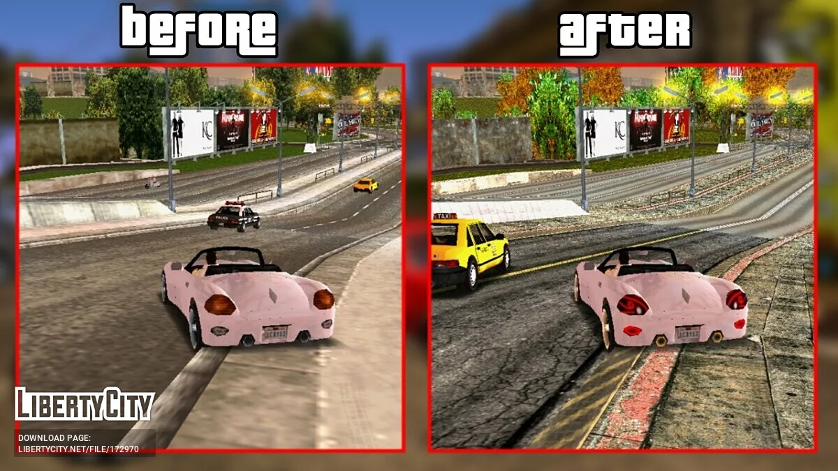 Обновлённые текстуры / GTA Liberty City Stories