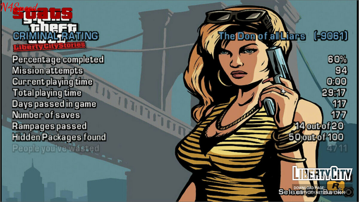 60% збереження гри для GTA Liberty City Stories - Картинка #1