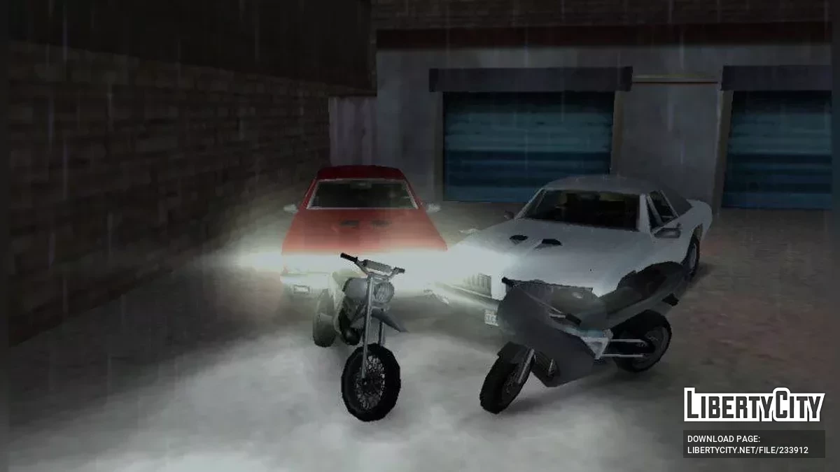 17 сохранений с уникальным транспортом / GTA Liberty City Stories