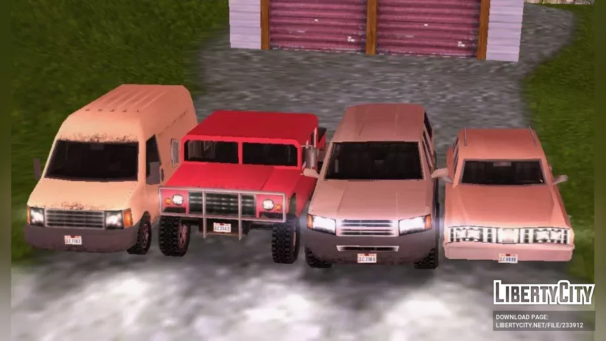 17 сохранений с уникальным транспортом / GTA Liberty City Stories