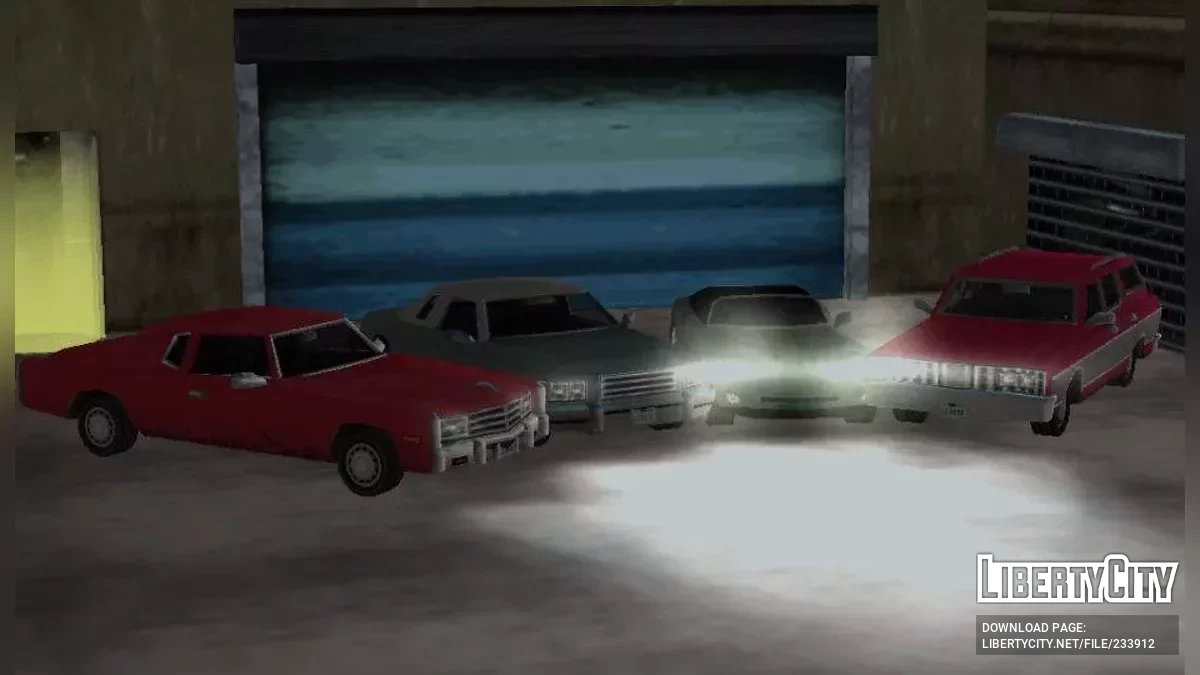 17 сохранений с уникальным транспортом / GTA Liberty City Stories