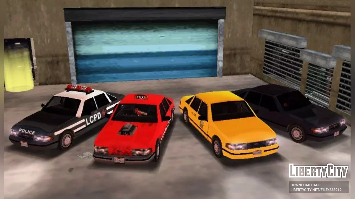 17 сохранений с уникальным транспортом / GTA Liberty City Stories