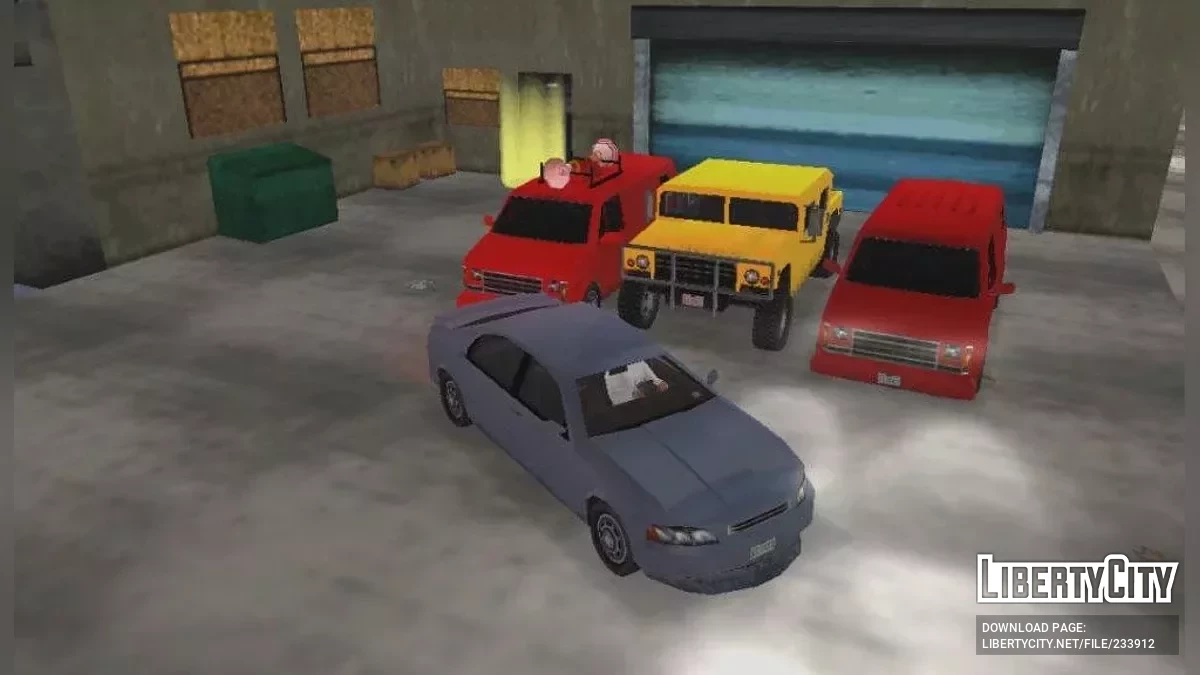 17 сохранений с уникальным транспортом / GTA Liberty City Stories